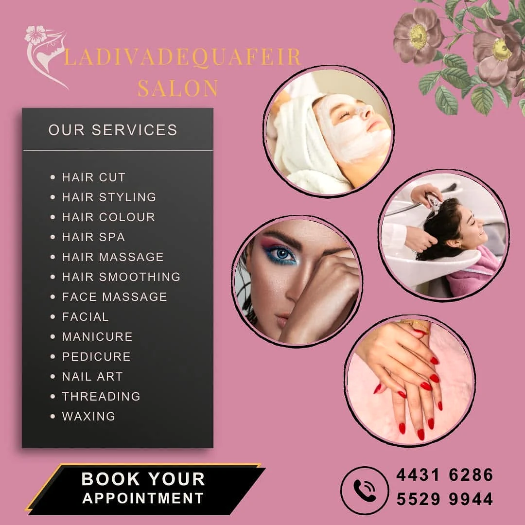 La Diva illustrated beauty service guide