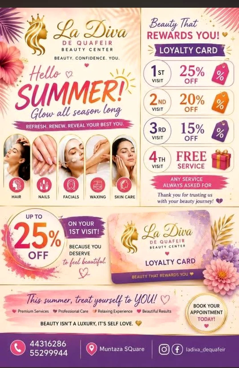 La Diva summer loyalty campaign artwork